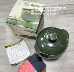 nồi sứ Minh Long thân cao 1.2L - nồi sứ minh long vesta 1.2L