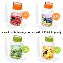 bình nhựa ngâm trái cây lock&lock - bình ngâm trái cây lock&lock