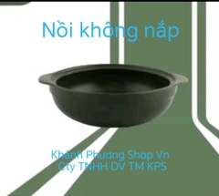 Nồi sứ Minh Long 1L thân thấp xanh rêu xài bếp từ