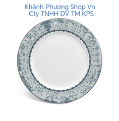 Bộ 2 dĩa tròn Vinh Quy Nhạt gốm sứ Minh Long