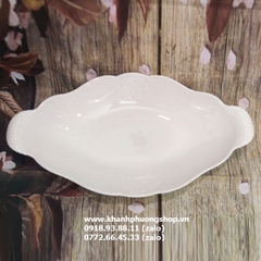 dĩa để trái cây sứ Minh Long - dĩa trưng trái cây sứ Minh Long