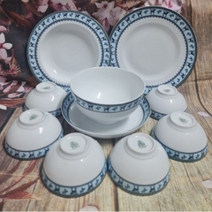 bộ chén tô dĩa Lộc Lạc sứ Minh Long 20 món - bộ bàn ăn Lộc Lạc sứ Minh Long