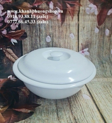 thố đựng cơm, đựng canh sứ Minh Long 25cm - thố cơm, thố canh sứ minh long