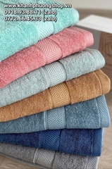 bộ quà tặng khăn tắm cotton cao cấp - khăn tắm cotton cao cấp