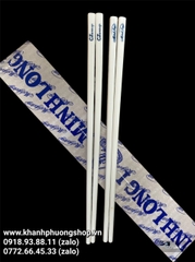 đũa sứ Minh Long 24.5cm - đũa sứ trắng minh long
