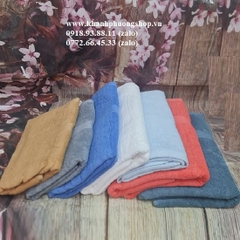 bộ 3 khăn tăm cotton siêu mềm mịn - khăn tắm cotton