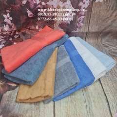 bộ 3 khăn tăm cotton siêu mềm mịn - khăn tắm cotton