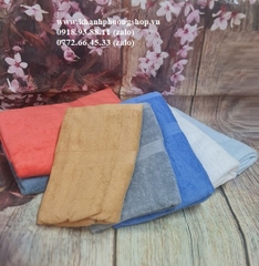 bộ 3 khăn tăm cotton siêu mềm mịn - khăn tắm cotton