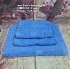 bộ 3 khăn tăm cotton siêu mềm mịn - khăn tắm cotton