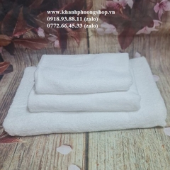 bộ 3 khăn tăm cotton siêu mềm mịn - khăn tắm cotton