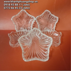 lót ly thủy tinh hình ngôi sao