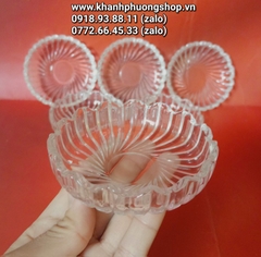 lót ly thủy tinh hình ngôi sao