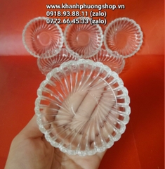lót ly thủy tinh hình ngôi sao