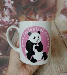 ly sứ Nhật hình gấu trúc siêu xinh - ly sứ in hình gấu trúc 2 mặt
