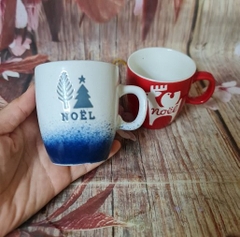 ly sứ uống cà phê mẫu Noel - ly cà phê sứ mẫu noel