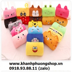 gối ngủ văn phòng - gối ngủ xỏ tay