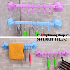 móc hít treo đồ nhà tắm - móc treo đồ nhà tắm hút chân không