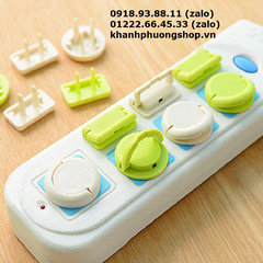 bộ 10 nắp đậy ổ điện - nắp nhựa đậy ổ điện