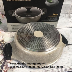 bộ nồi chảo đá lock&lock - bộ nồi chảo stone lock&lock