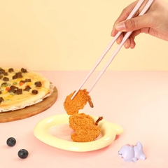 đũa nhựa nhiều màu - đũa nhựa ăn cơm