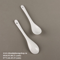 muỗng cà phê sứ 13cm - muỗng cafe sứ