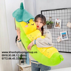 gối ôm hình con sâu - gối ôm thú bông