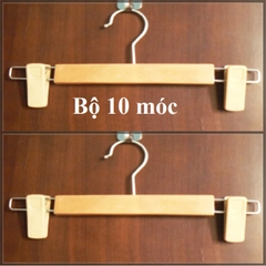 móc kẹp treo quần bằng gỗ - móc kẹp quần bằng gỗ