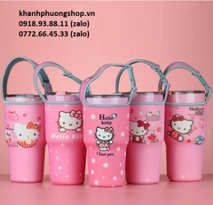 ly giữ nhiệt doremon - ly giữ nhiệt hello kitty