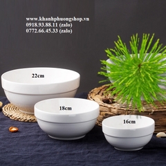 tô sứ trắng ăn cơm - tô sứ trắng - tô sứ
