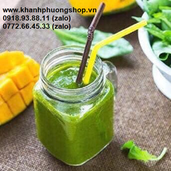 ly thủy tinh ống hút - ly ống hút thủy tinh