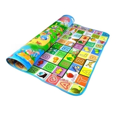 thảm chơi 2 mặt cho bé - thảm xốp lót sàn cho be chơi