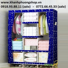 tủ vải khung gỗ
