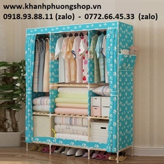 tủ vải khung gỗ