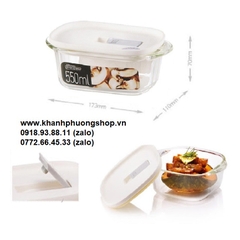 hộp thủy tinh lock&lock 550ml - hộp thủy tinh lock&lock