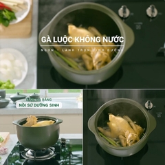 nồi dưỡng sinh sứ Minh Long thân cao 5.5L - nồi sứ Minh Long 5.5L