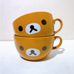 ly sứ hình gấu Rilakkum 360ml - ly sứ Nhật hình gấu rilakkuma cao cấp