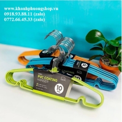 bộ 10 móc treo inox lock&lock đẹp bền - móc treo quần áo lock&lock
