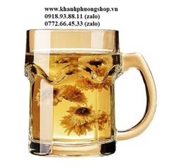 bộ 4 ly uống nước thủy tinh dung tích 400ml - bộ ly thủy tinh đựng nước 400ml