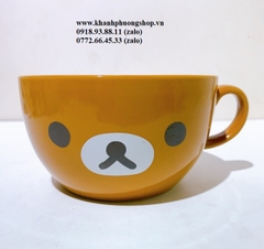 ly sứ hình gấu Rilakkum 360ml - ly sứ Nhật hình gấu rilakkuma cao cấp