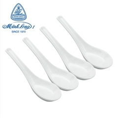 Muỗng sứ trắng Minh Long - muỗng sứ minh long