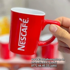 ly sứ uống cà phê - ly sứ màu đỏ