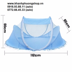 nệm mùng chống muỗi cho bé - mùng ngủ chống muỗi cho bé
