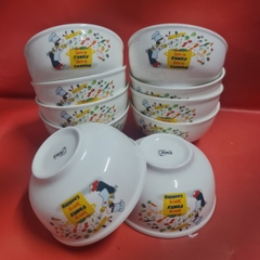bộ 10 chén sứ hình cô đầu bếp dễ thương - bộ 10 chén sứ
