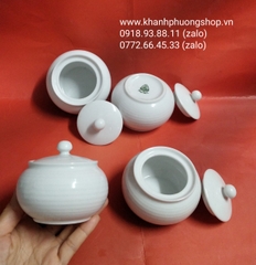 hũ đựng gia vị sứ Minh Long - hủ đựng gia vị sứ minh long