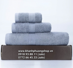 khăn tắm cao cấp chất liệu 100% cotton - khăn tắm cotton cao cấp