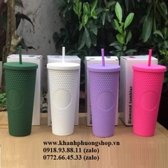 ly kim cương 710ml mãu loang siêu đẹp - ly kim cương màu loang