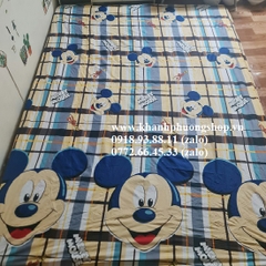 bộ ga giường cotton 4 món hình chuột mickey xinh xắn - bộ ga giường chuột mickey