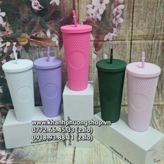 ly kim cương 710ml mãu loang siêu đẹp - ly kim cương màu loang
