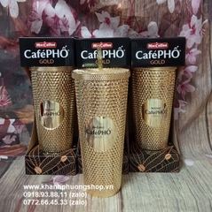 combo 2 hộp cà phê và trà sữa trân châu tặng kèm ly giữ nhiệt 2 lớp