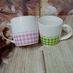 bộ 2 ly sứ đôi siêu xinh - ly sứ cặp